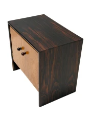 Art Deco Cabinet in Macassar and Birch by Gebroeders Reens Amsterdam, 1930s